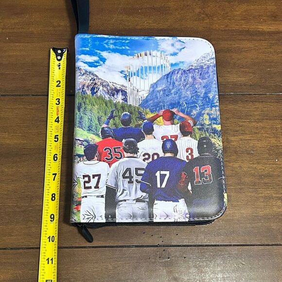 Baseball Card Binder with Zipper, 4 Slots - Fit 400 Cards, Waterproof Card Album - Picture 5 of 6